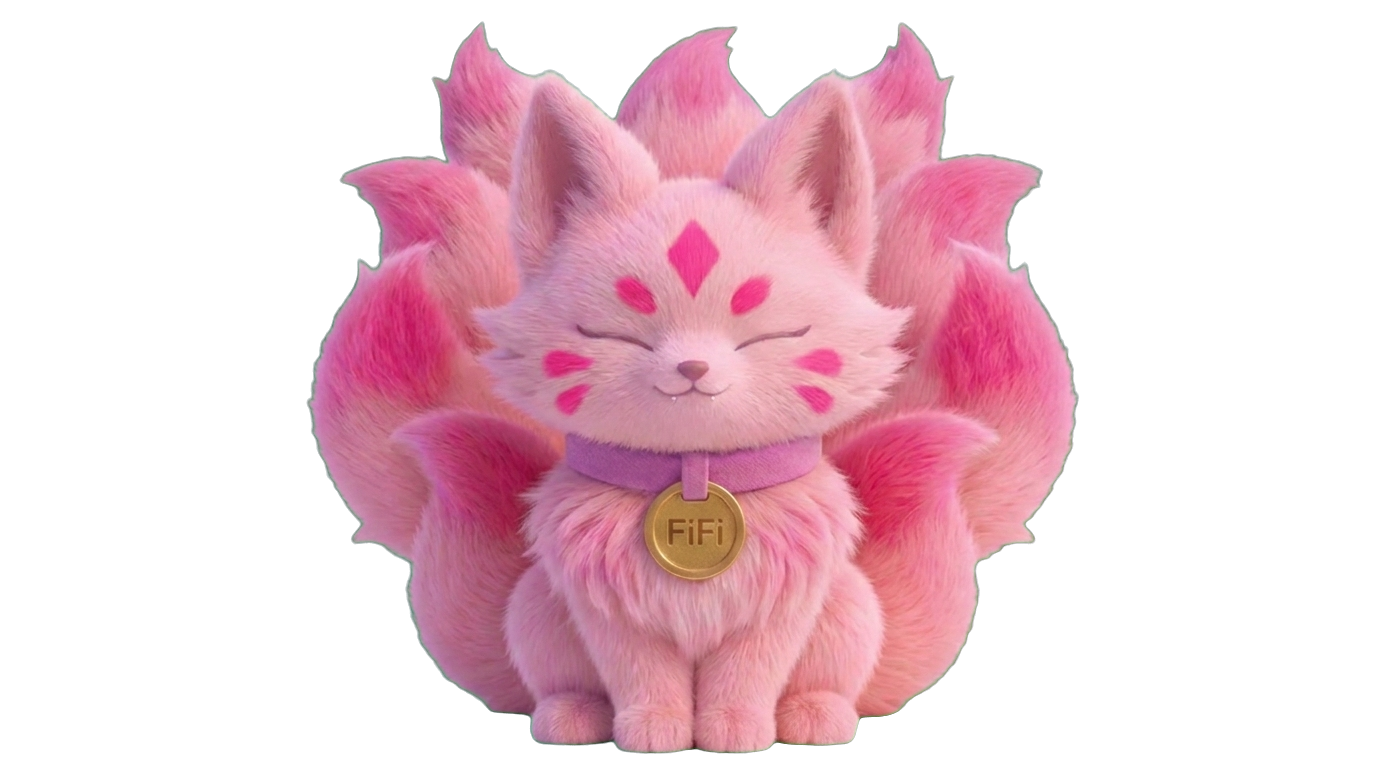 FiFi, the kitsune mascot