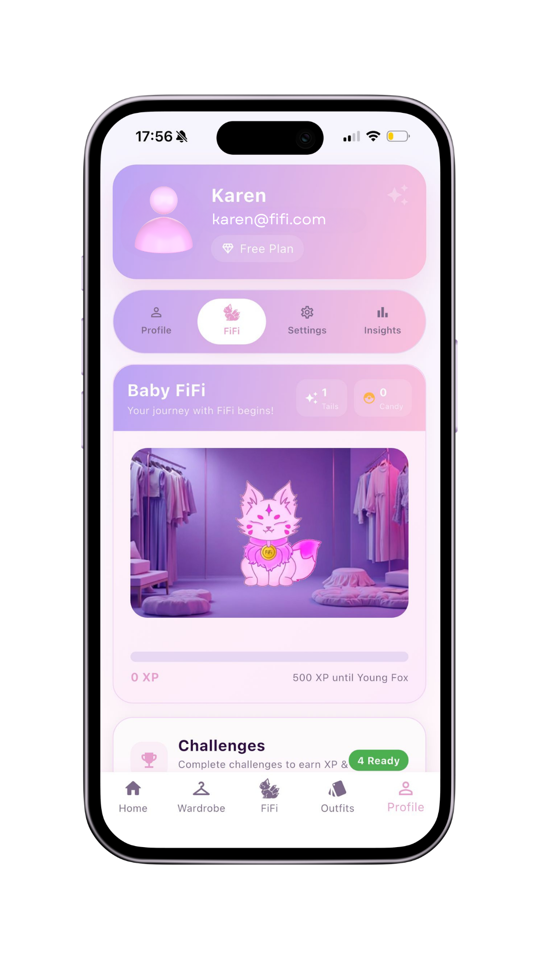 FiFi companion screen