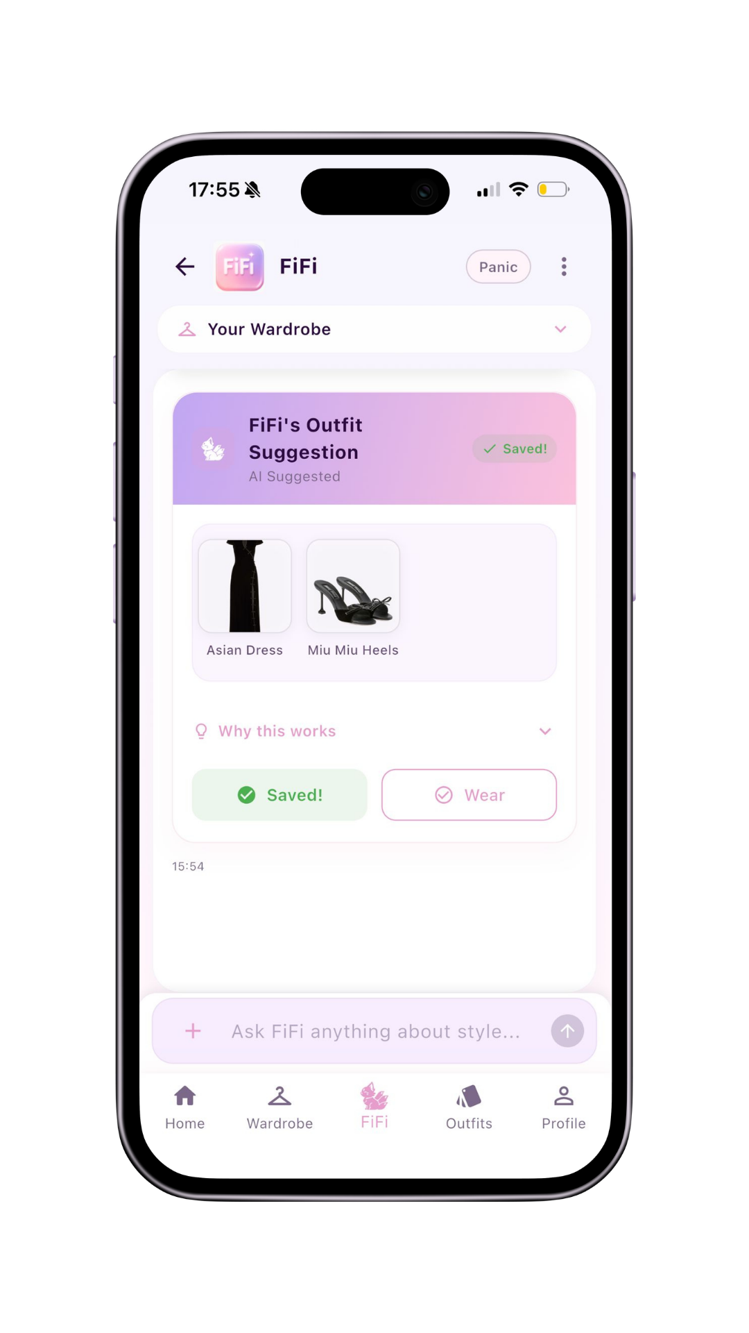 FiFi chat suggestion